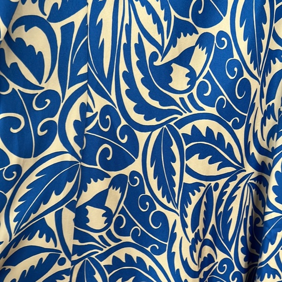 Zara Blue and Cream Dress NWT - Picture 3 of 4